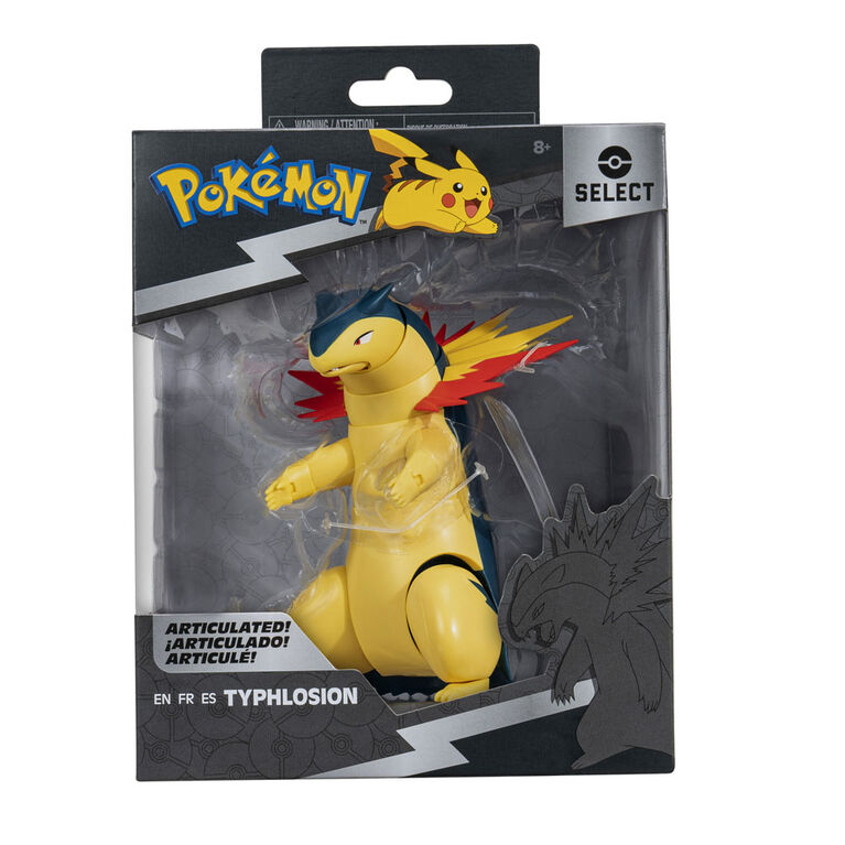Figurine Pokémon articulée à collectionner - Typhlosion