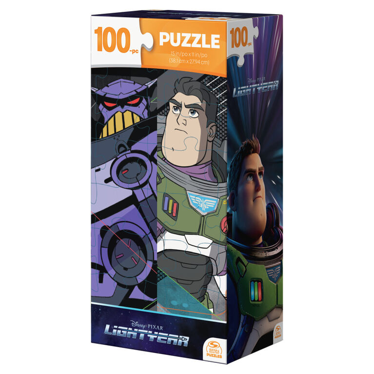 Disney Pixar Lightyear, Zurg Buzz Lightyear 100-Piece Jigsaw Puzzle