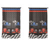Race Car Kids Bedroom Curtain Panel Set