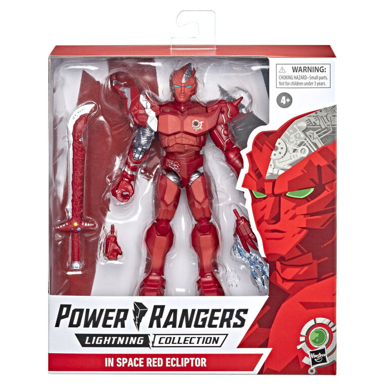 Power Rangers Lightning Collection, Ecliptor rouge de l'espace, figurine articulée premium