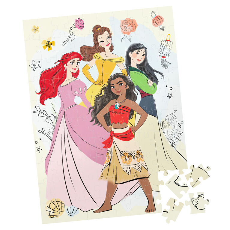 Disney Princess 100-Piece Jigsaw Puzzle