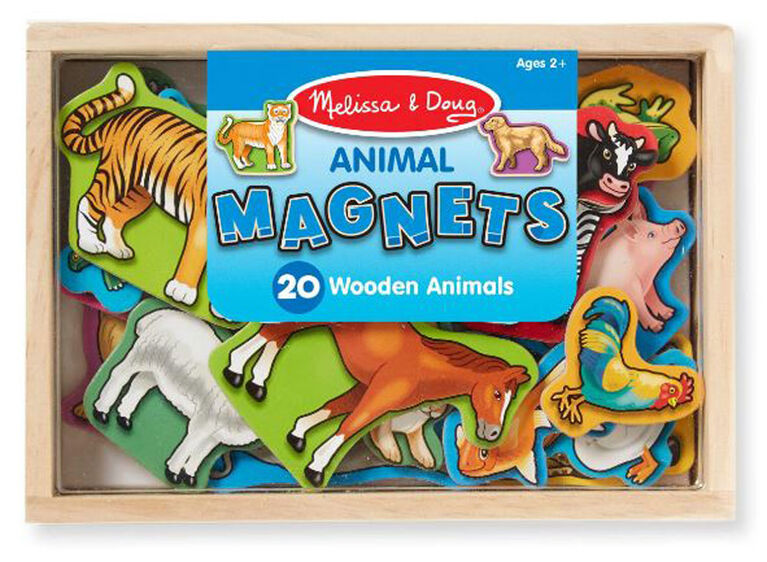 Melissa & Doug Wooden Magnets - Animals