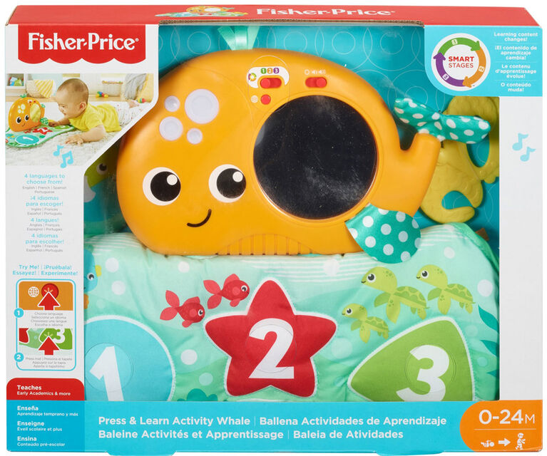 Fisher-Price Press & Learn Activity Whale