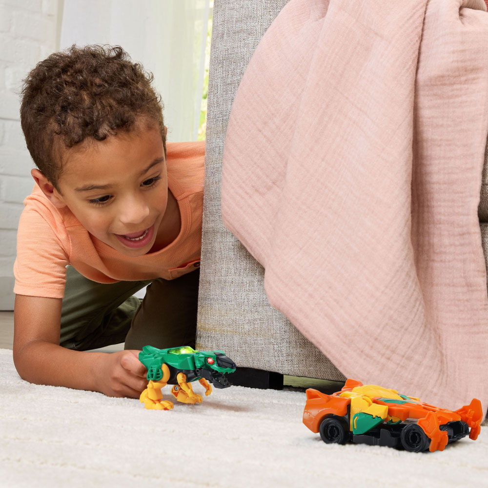 VTech Switch & Go Boost Flex le T-Rex + Voiture Racer - Édition anglaise