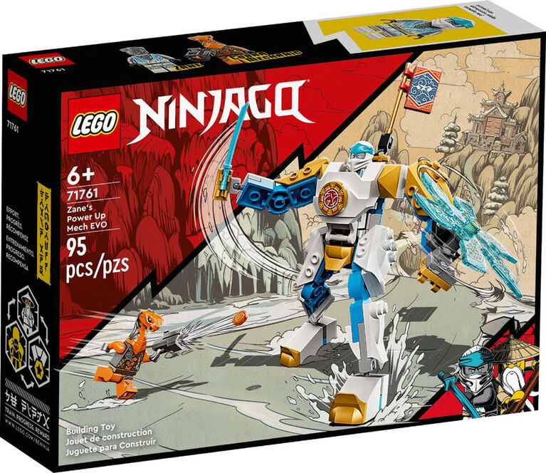 LEGO NINJAGO Le robot EVO haute puissance de Zane 71761 Ensemble de construction (95 pièces)