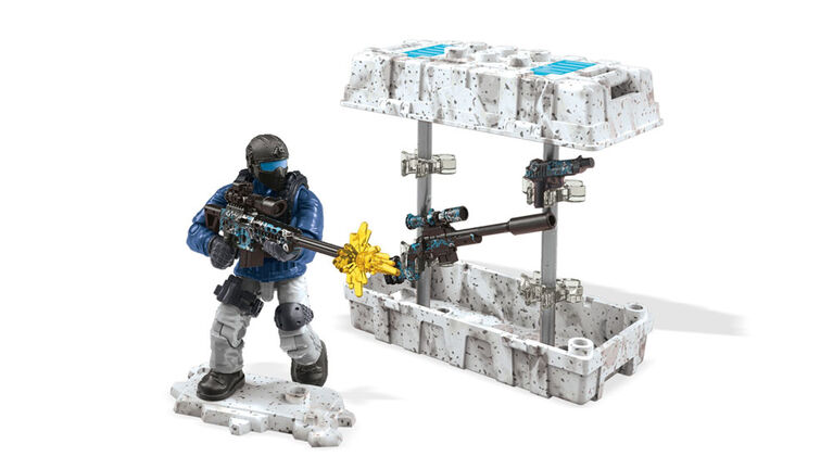 Mega Construx - Call of Duty - Colis stratégique - Bleu