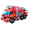 Meccano Junior, Rescue Fire Truck with Lights and Sounds STEAM Building Kit