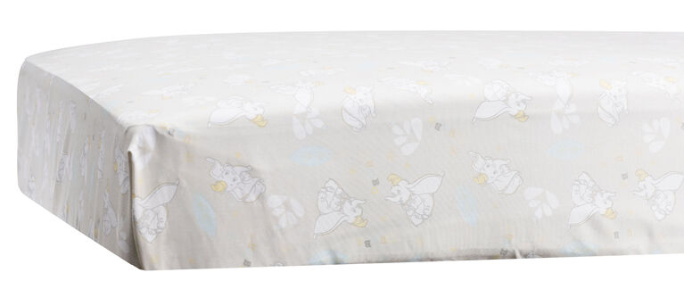 Disney Baby Drap de contour pour lit de bébé- Dumbo