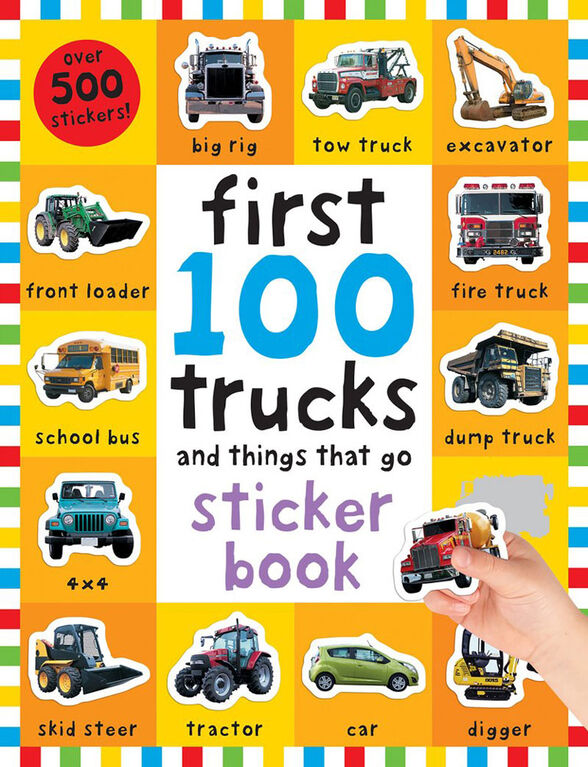 First 100 Stickers: Trucks and Things That Go - Édition anglaise