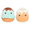 Squishmallows Flip-a-mallows 5" - Mint Ice-Cream and Cinnamon Roll
