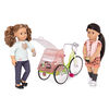 Ensemble Vélo et aliments-jouets pour poupée 46 cm, Delivery Bike, Our Generation