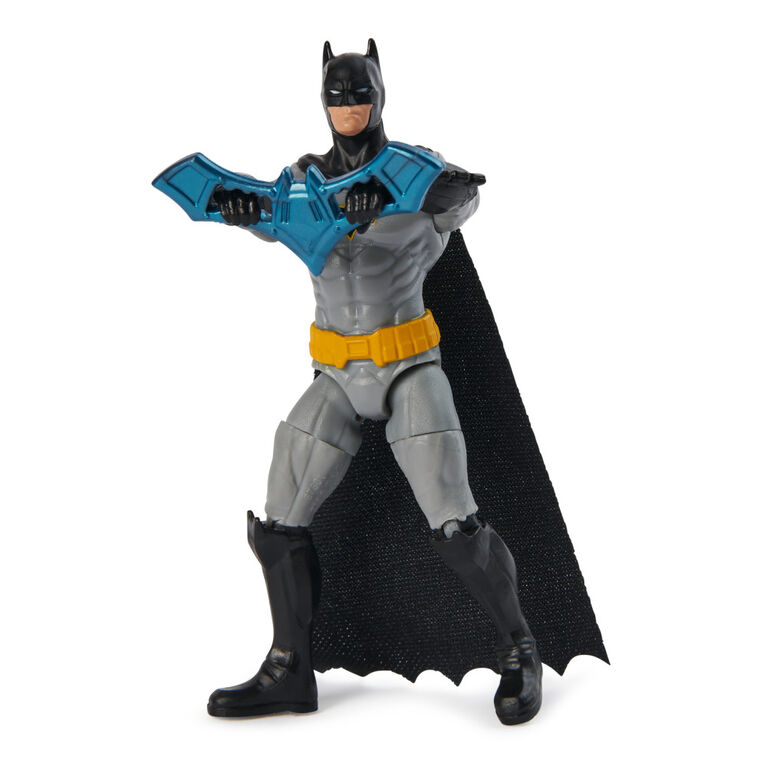 DC Comics, Rebirth Batman Action Figure with 2 Mystery Accessories, 4-inch