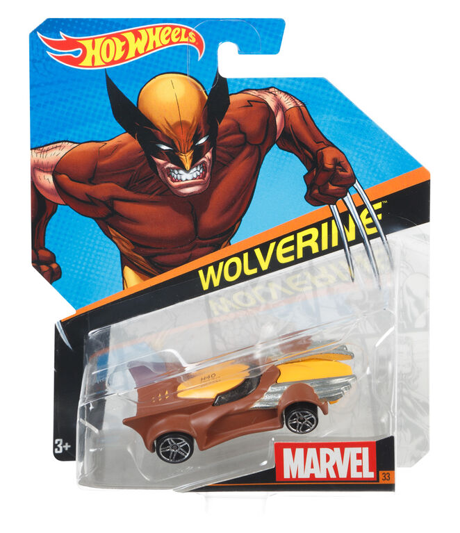 Hot Wheels Marvel Character Car Wolverine, Brown Toys R Us Canada
