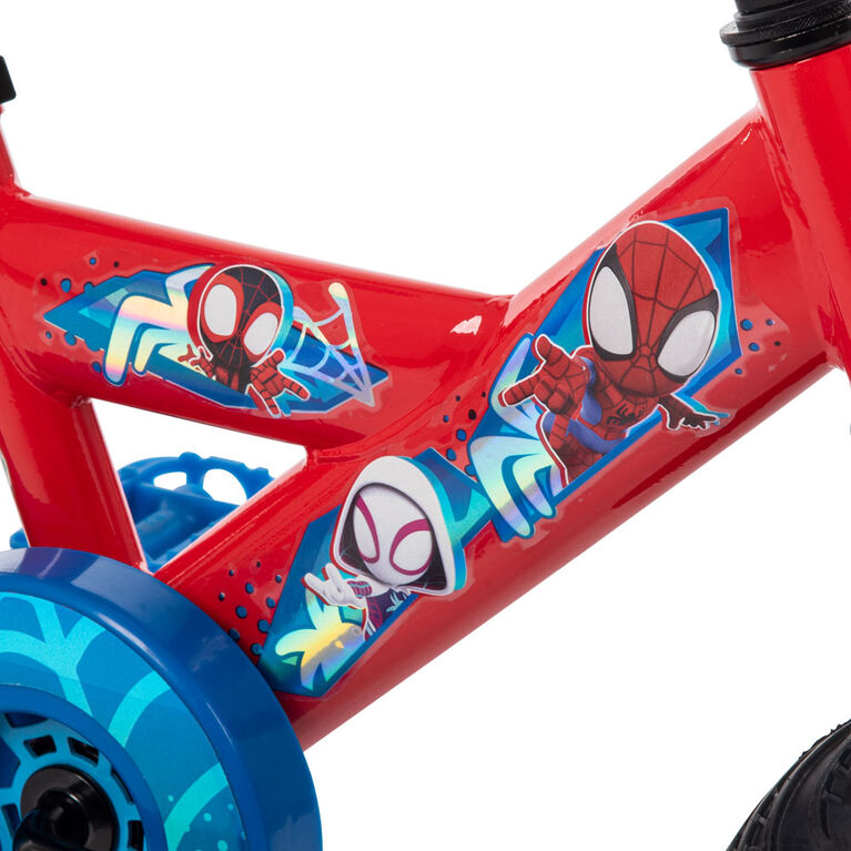 Marvel Spidey and His Amazing Friends 12-inch Bike from Huffy, Red and Blue - R Exclusive