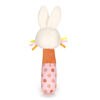 Baby GUND Tinkle Crinkle Bunny Stick Rattle, Sensory Stimulating Plush Baby Rattle, 5.5"