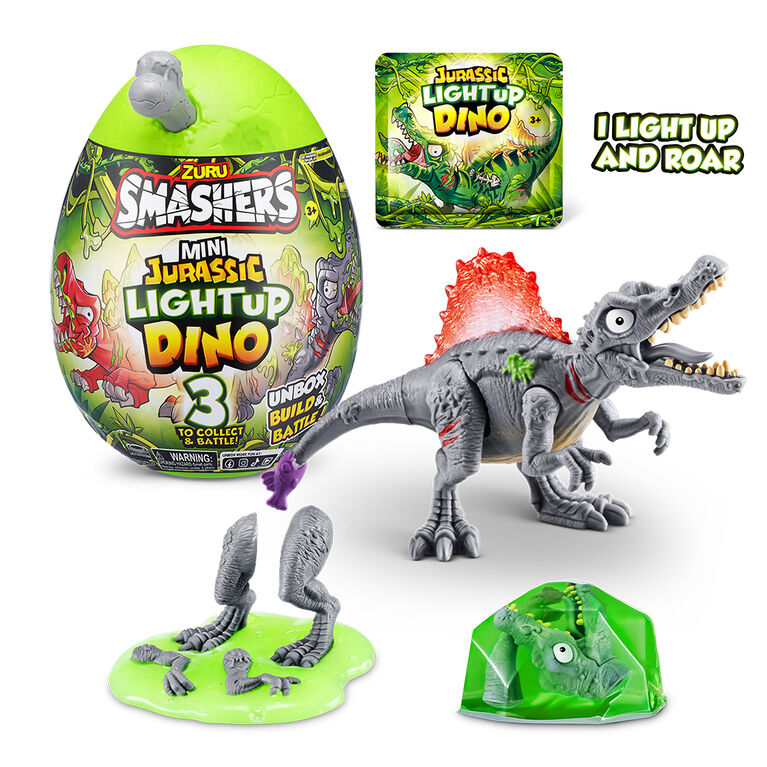 Smashers Mini Jurassic Light Up Dino Egg by ZURU