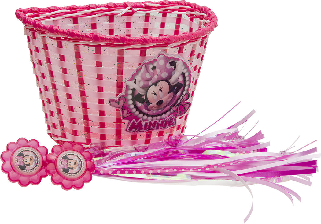 Minnie Mouse Basket and Streamer 3 Bike Accessory Pack Toys R