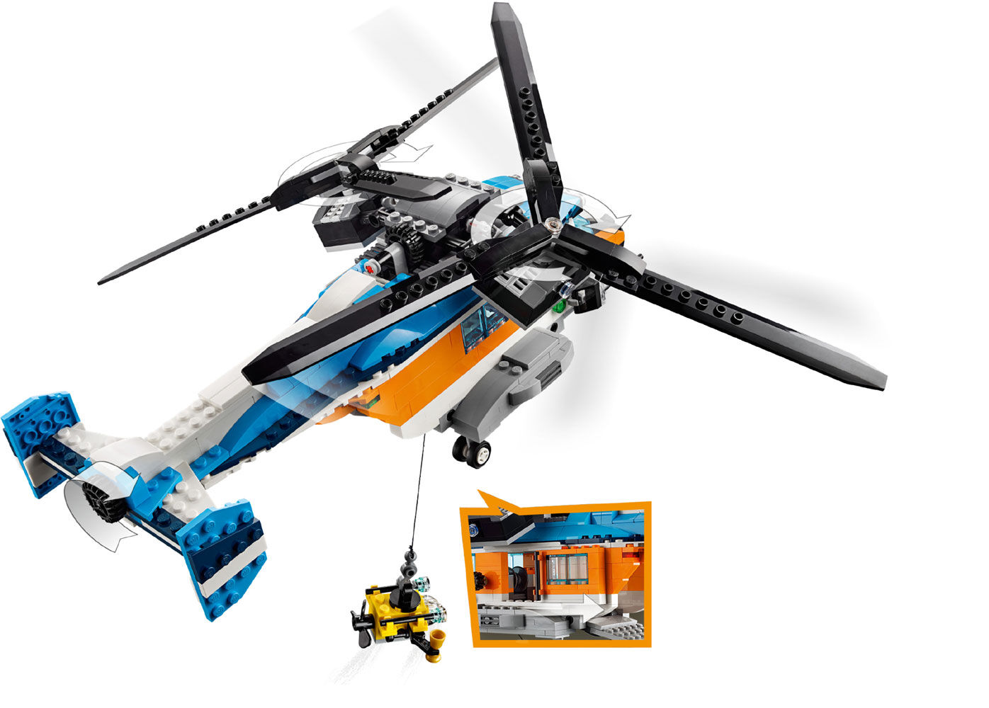 lego helicopter blades