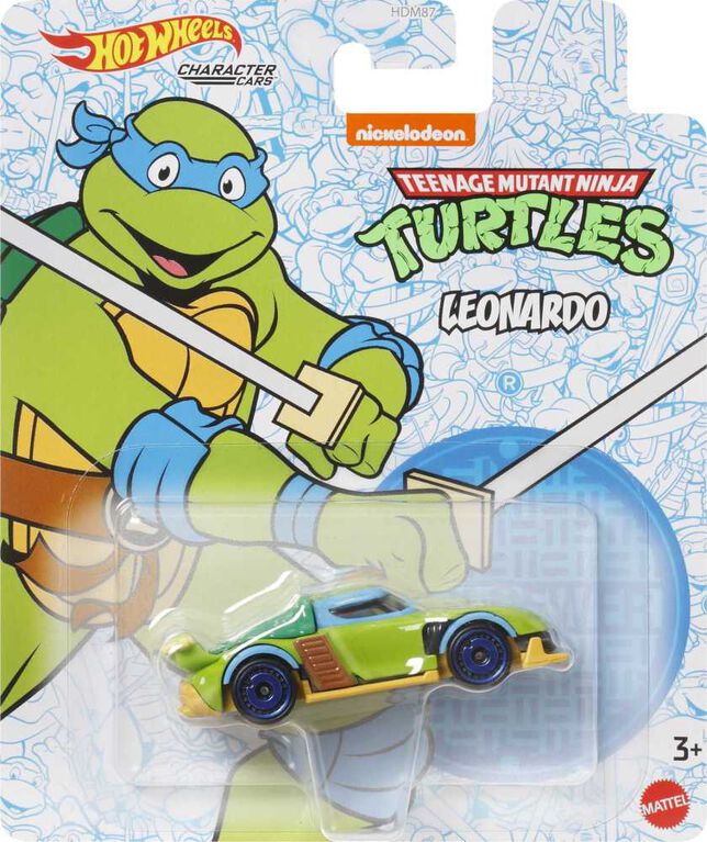 Hot Wheels Teenage Mutant Ninja Turtles Leonardo Character Car