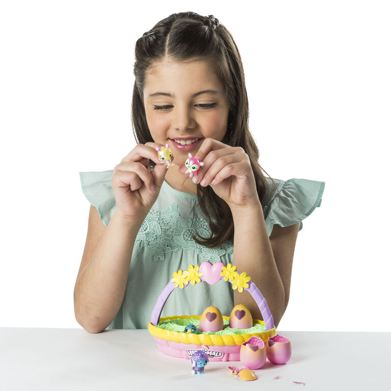 Hatchimals CollEGGtibles - Spring Basket with 6 Hatchimals CollEGGtibles