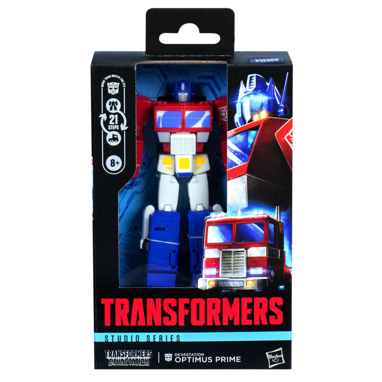 Transformers Studio Series Deluxe Class Transformers: Devastation Optimus Prime Action Figure