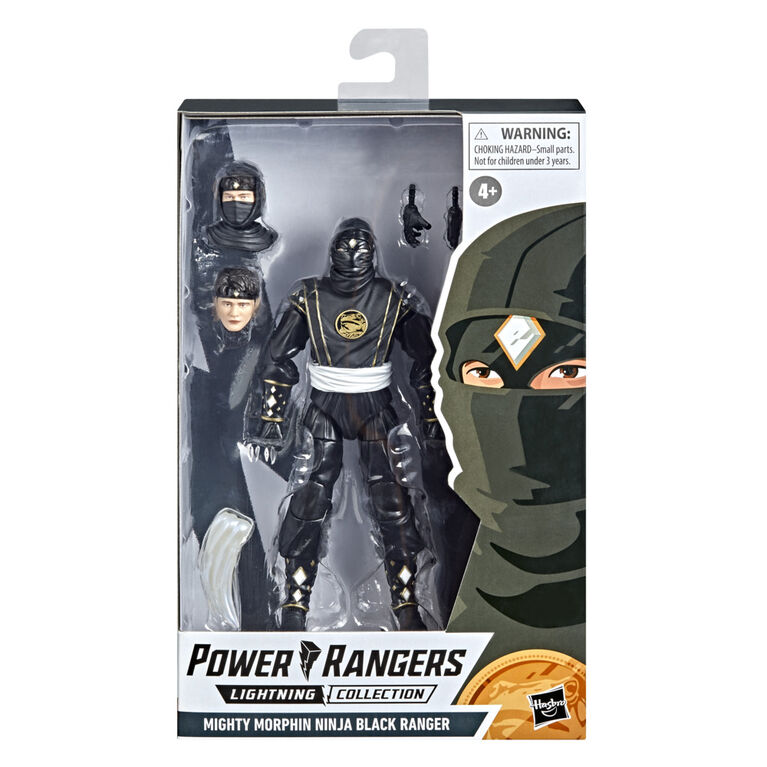 Power Rangers Lightning Collection Mighty Morphin Ninja Black Ranger
