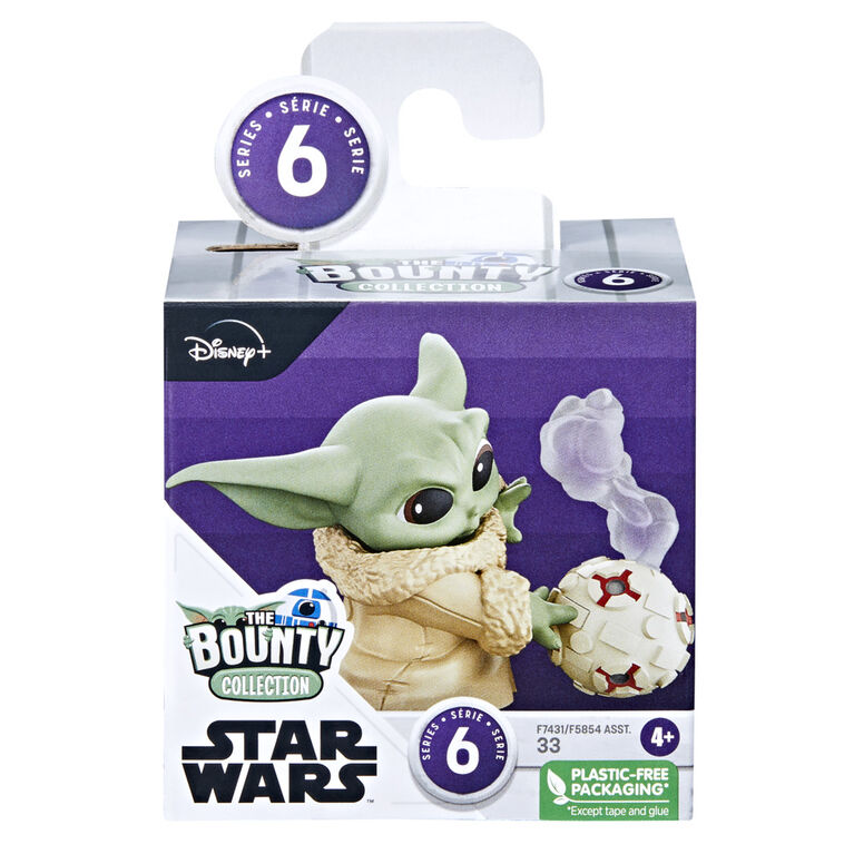 Star Wars The Bounty Collection Series 6, Grogu Mini Action Figure, Force Training Pose, 2.25 Inch-Scale