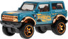 Hot Wheels 1:64 Scale Die-Cast Ford Bronco Turquoise- & Copper-Colored Deco