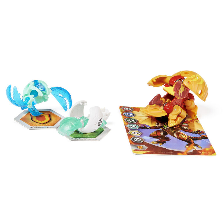 Bakugan Evolutions, Coffret Platinum Power Up Colossus et Nano Riptide et Siphon