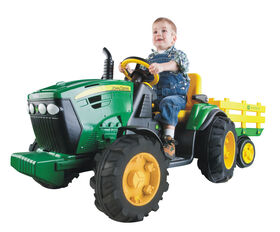 Peg Perego - Porteur tracteur et remorque John Deere Ground Force.