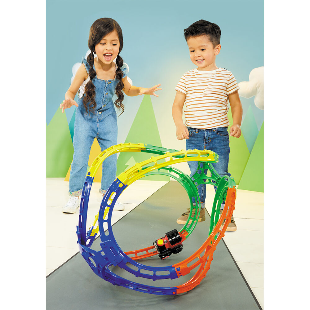 Moving train track hot sale toy