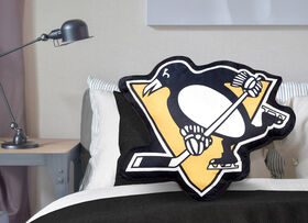 Oreiller avec logo LNH - Pittsburgh Penguins