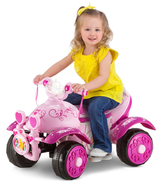 KidTrax 6V Disney Princess Premium Quad - Pink