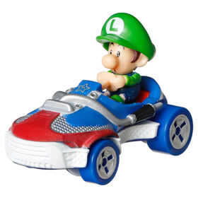 Hot Wheels Mario Kart Baby Luigi Vehicle