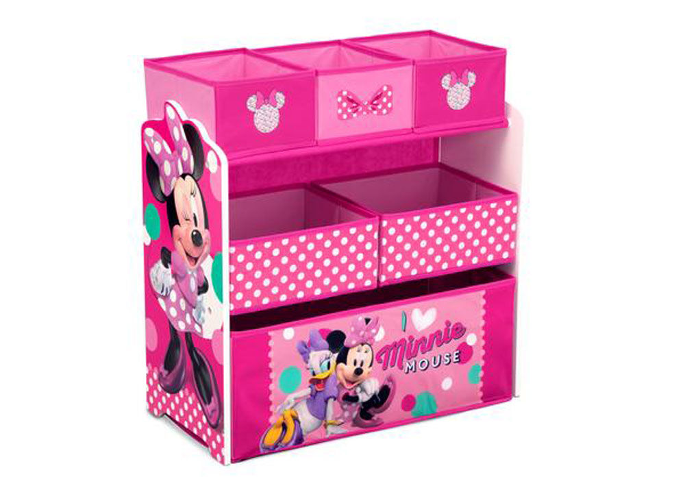 Disney Minnie Mouse 6 Bin Toy Organizer