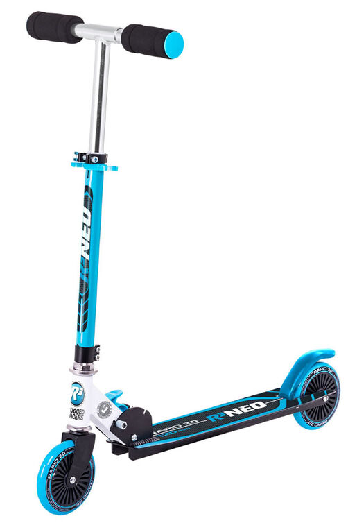 Rugged Racer R3 Neo 2 wheel Kick Scooter- Blue - English Edition