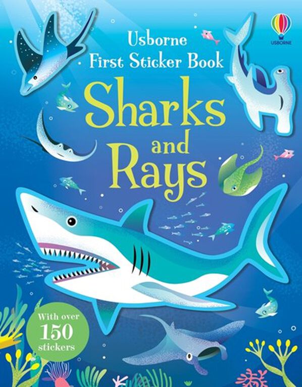 First Sticker Book Sharks and Rays - English Edition