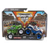 Monster Jam, Official Grave Digger Vs. Razin Kane Die-Cast Monster Trucks, 1:64 Scale