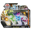 Bakugan Evolutions, Nillious and Titan King Battle Strike Pack, Includes 6 Bakugan Action Figures, 9 Trading Cards and 8 BakuCores