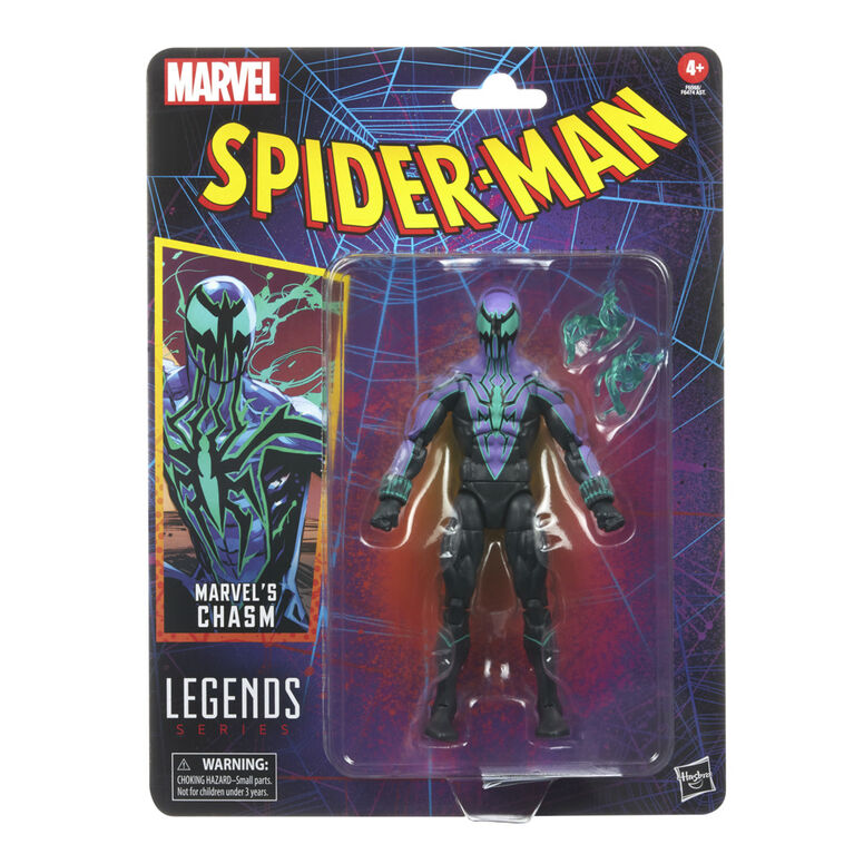 Hasbro Marvel Legends Series Marvel's Chasm, Spider-Man Legends Collectible 6 Inch Action Figures, 2 Accessories