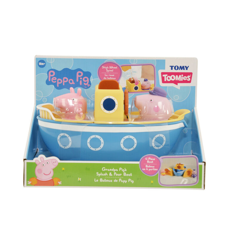 Grandad Pig Splash and Pour Boat