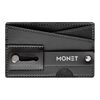 Portefeuille, ganse et béquille Monet pour téléphone - Noir