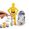 Wood WorX - Duo de modèles à assembler C-3PO et R2-D2 de Star Wars