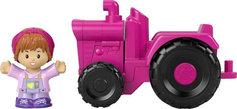 Fisher-Price Little People Barbie Toy Farm Tractor and Figure, Toddler and Preschool Toy