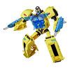 Transformers Bumblebee Cyberverse Adventures Battle Call Bumblebee, classe Officier, Energon Power activés par la voix, 25 cm - Édition anglaise