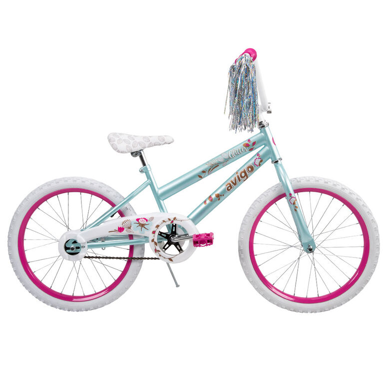 Avigo - Vélo Glitter - Bleu cristal de mer, 20 pouces