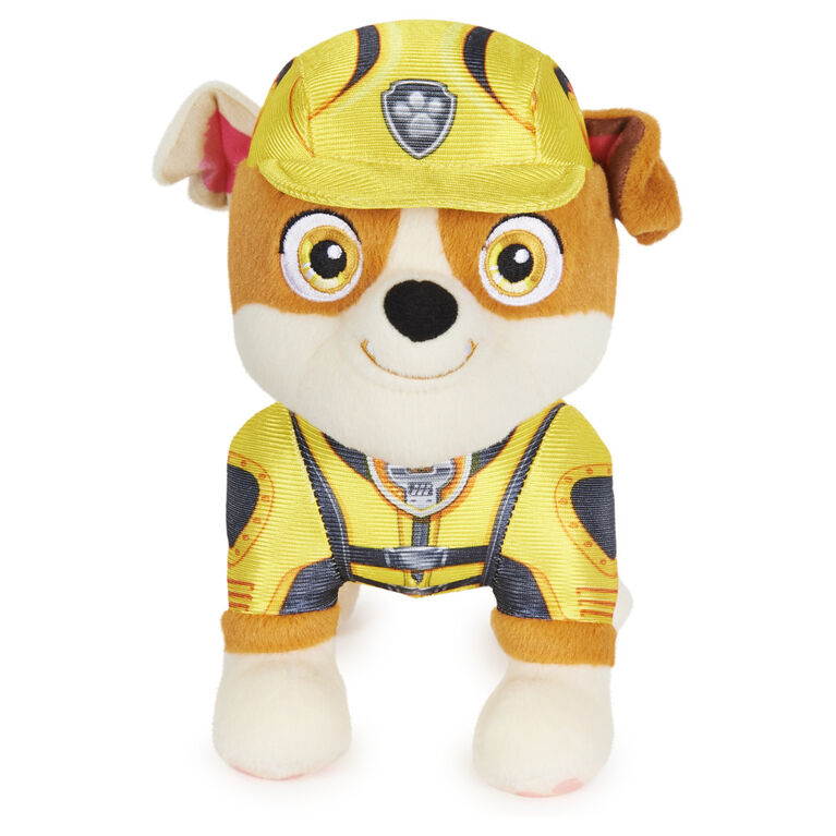 PAW Patrol, Movie Rubble Stuffed Animal Plush Toy, 8-inch