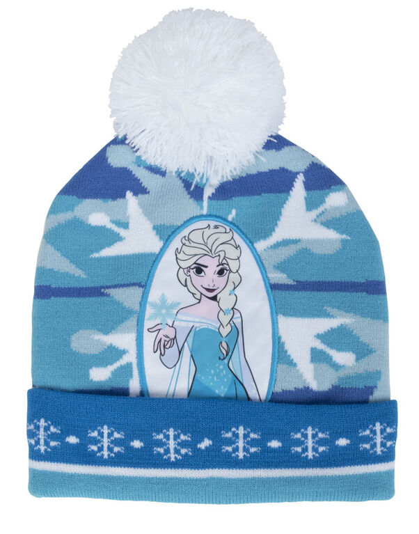 Ensemble chapeau et gants La Reine des neiges de Disney, enfant - Bleu