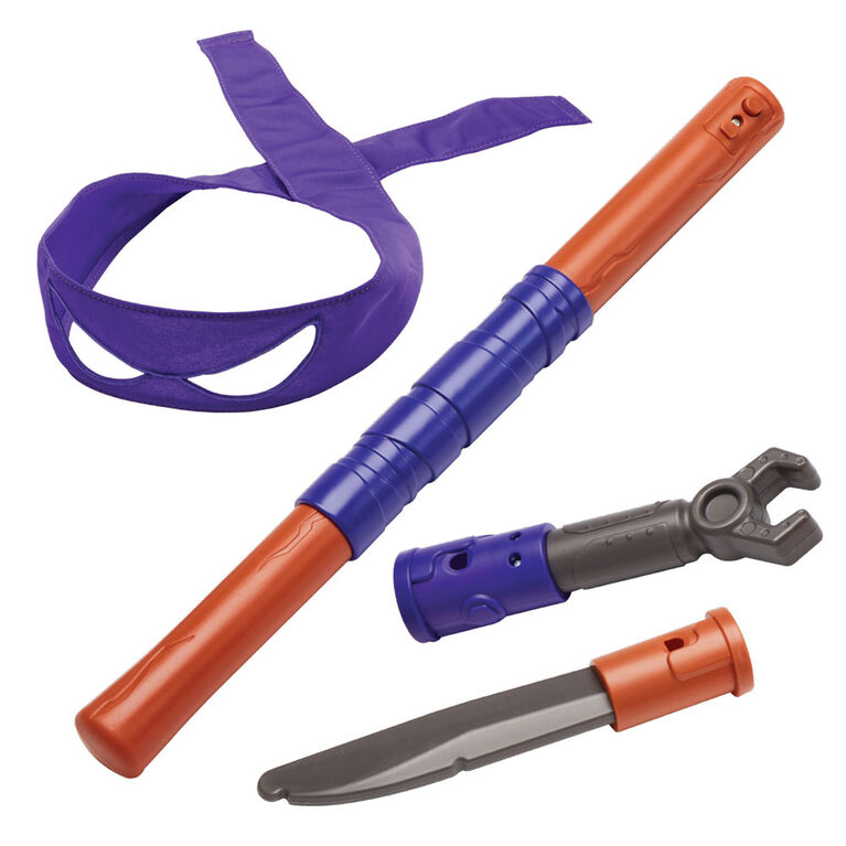 Tales of Teenage Mutant Ninja Turtles: Mutations Build N Battle Donatello Bo Staff Basic Role Play Set