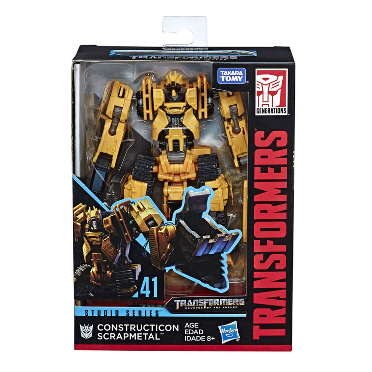 Transformers Toys Studio Series 41 Deluxe Class Transformers: Revenge of the Fallen Movie Constructicon Scrapmetal